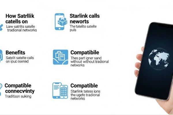 starlink satellite calls on mobile phones
